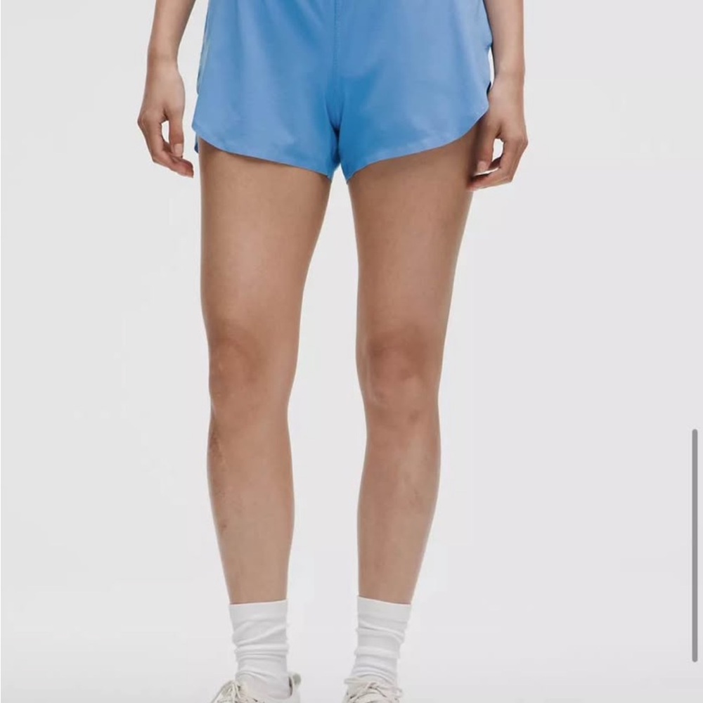 Lululemon Athletica Light Blue Athletic Shorts